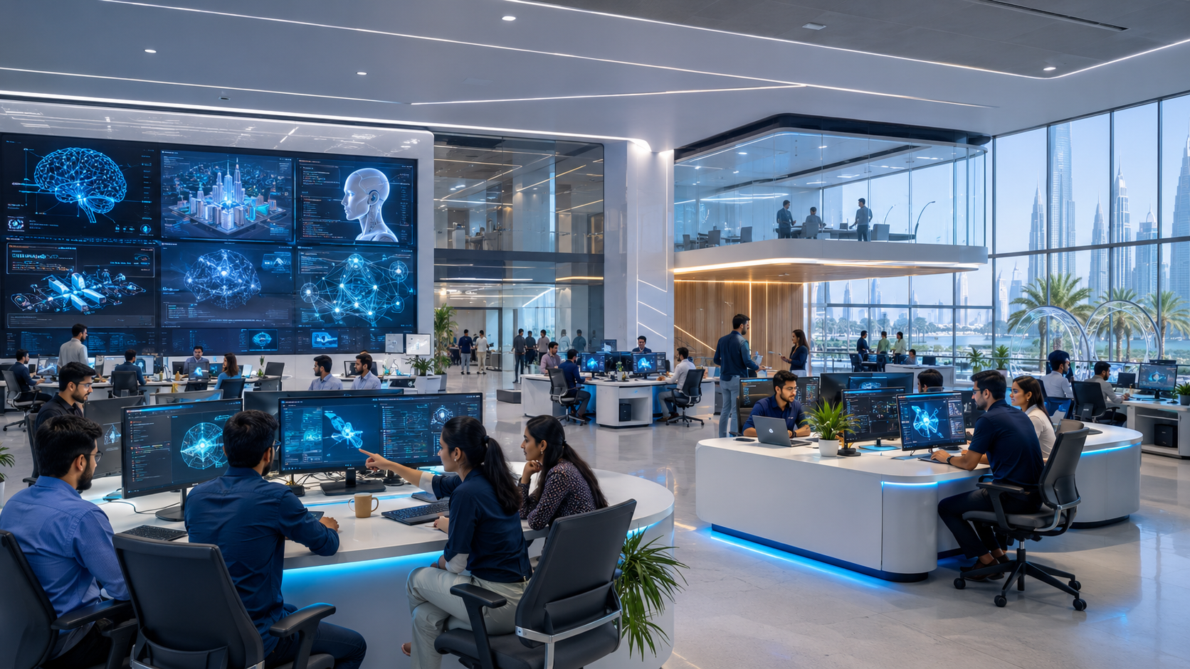 AI and GCC innovation lab visual